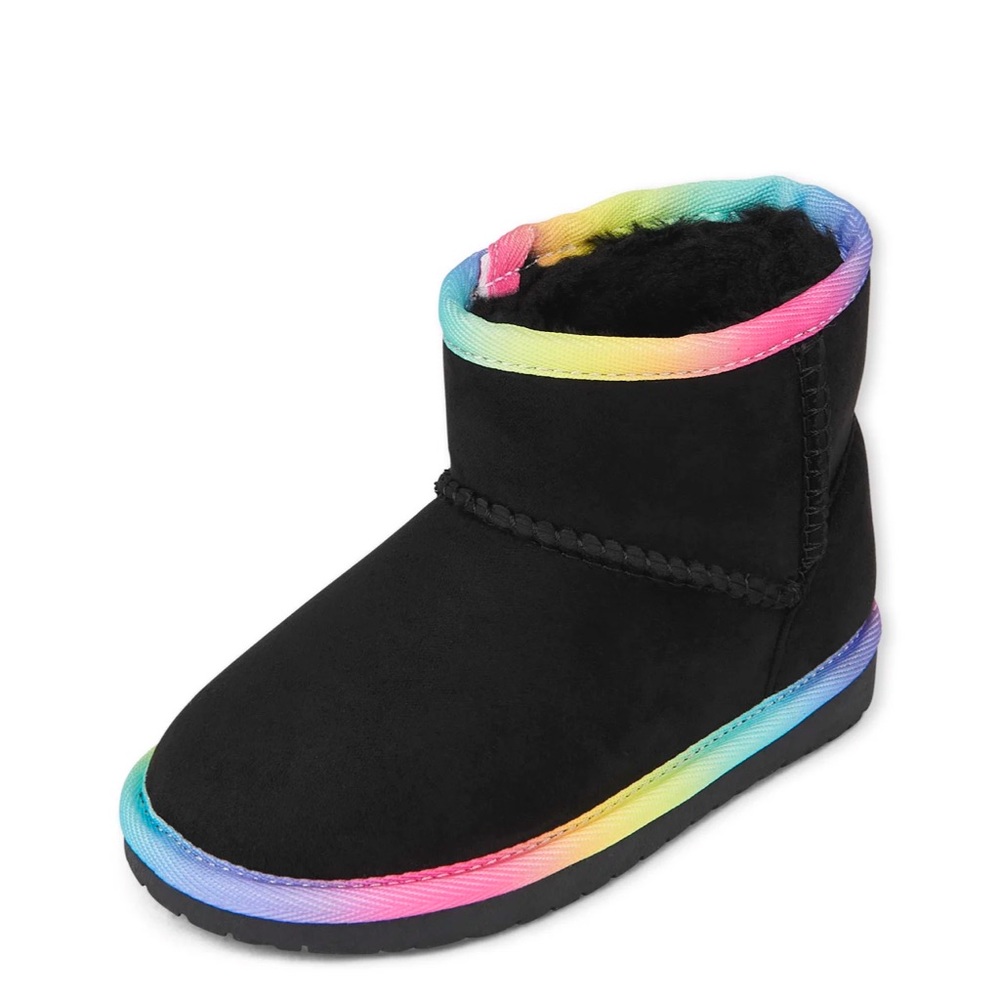 SUGAR Rainbow Toddler Suede Hightop Boots